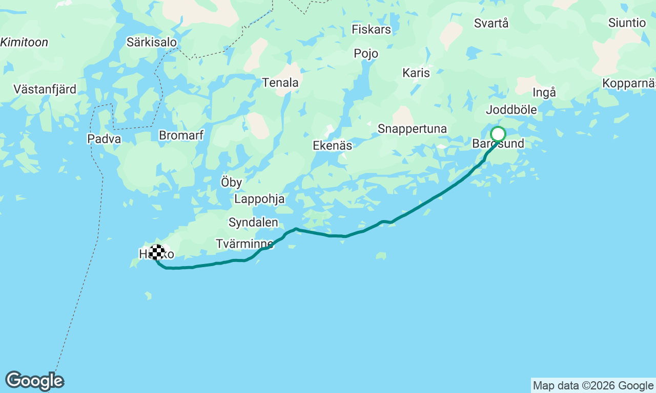 Voyage map