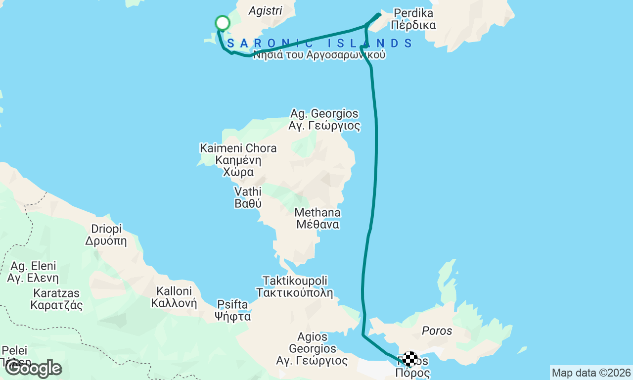 Agistri to Poros 
