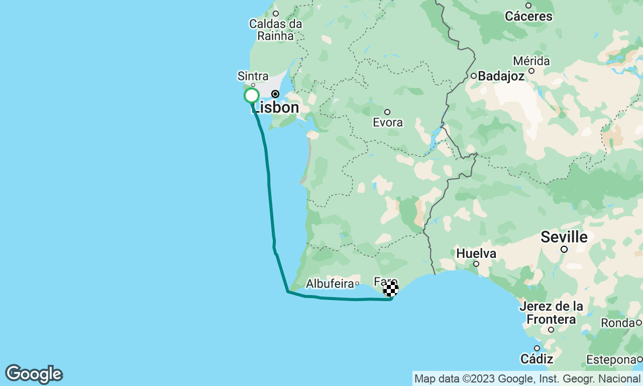 Cascais to Faro