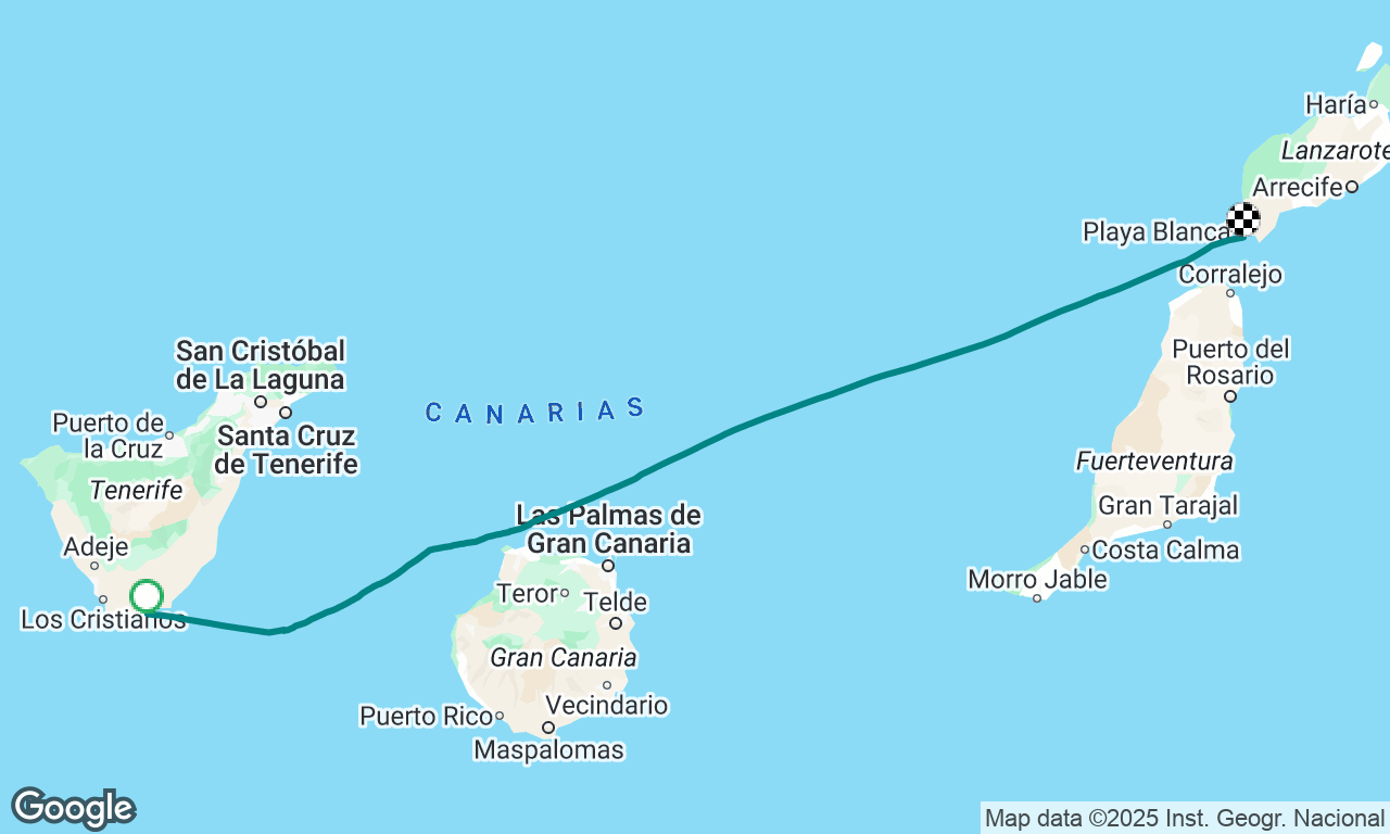 San Miguel nach Playa Blanca