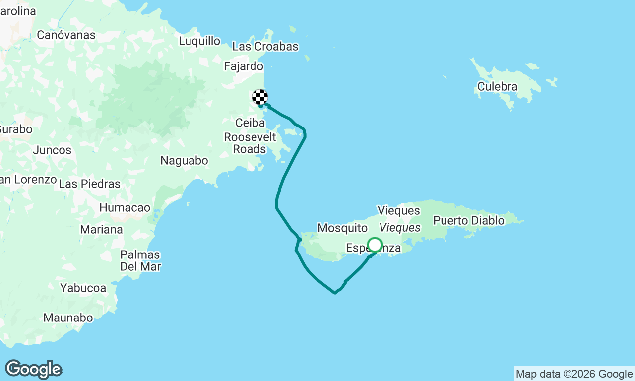 Voyage map