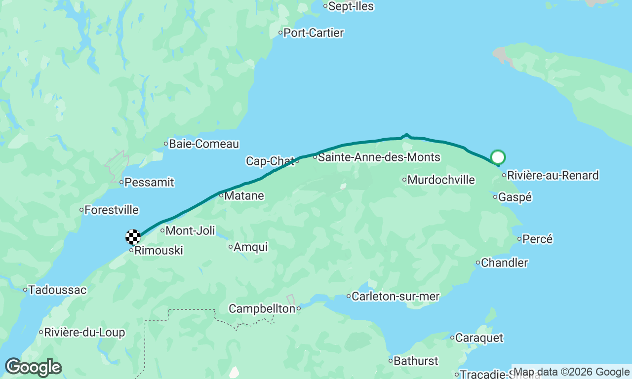 Retour SL 400 RAR à Rimouski