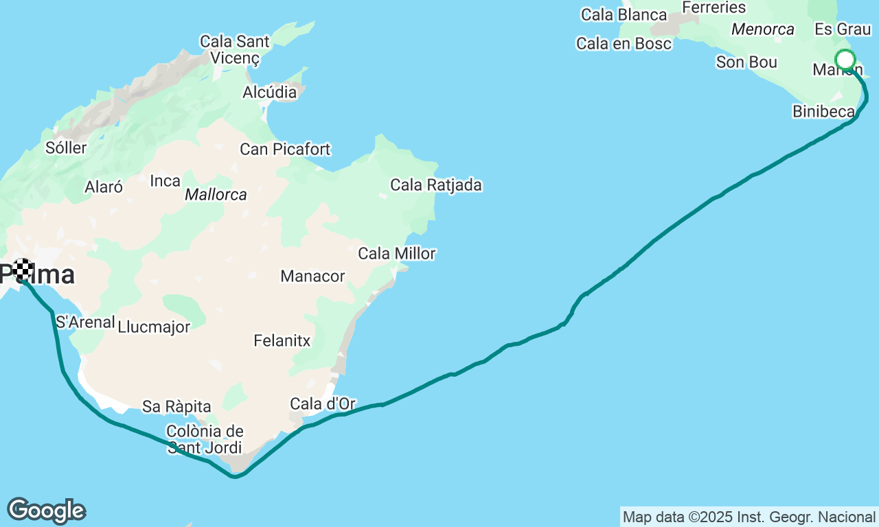 Minorca - Palma de Majorka