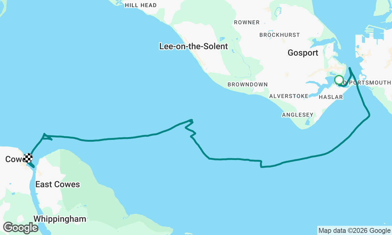 Gosport - Cowes (start of AOR)