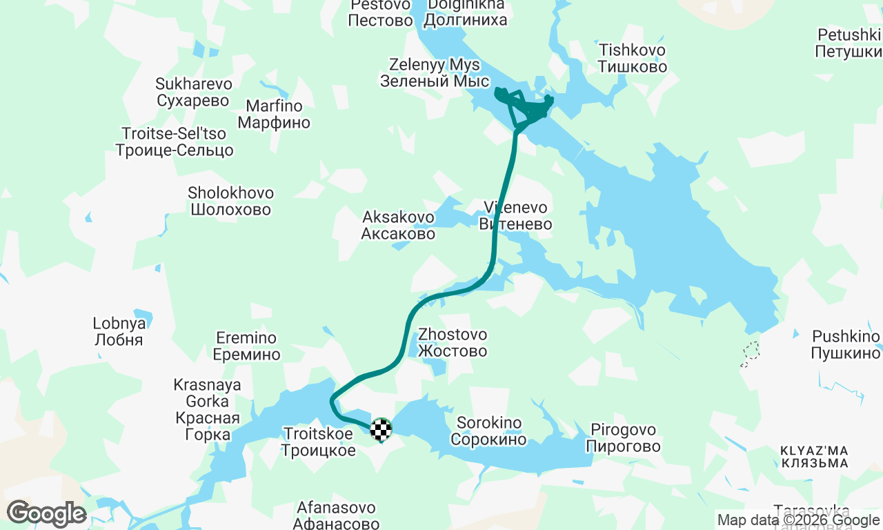 Voyage map