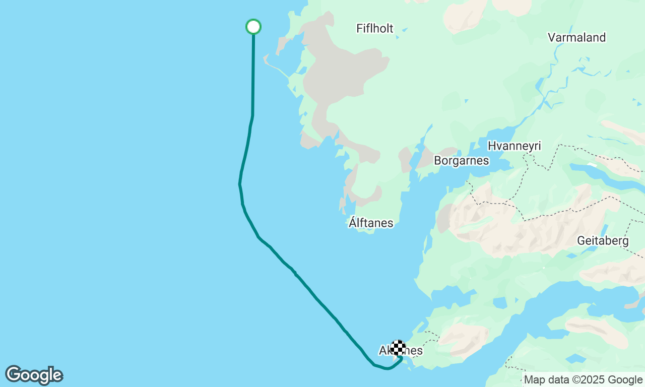 Hvalseyjar til Akranes 