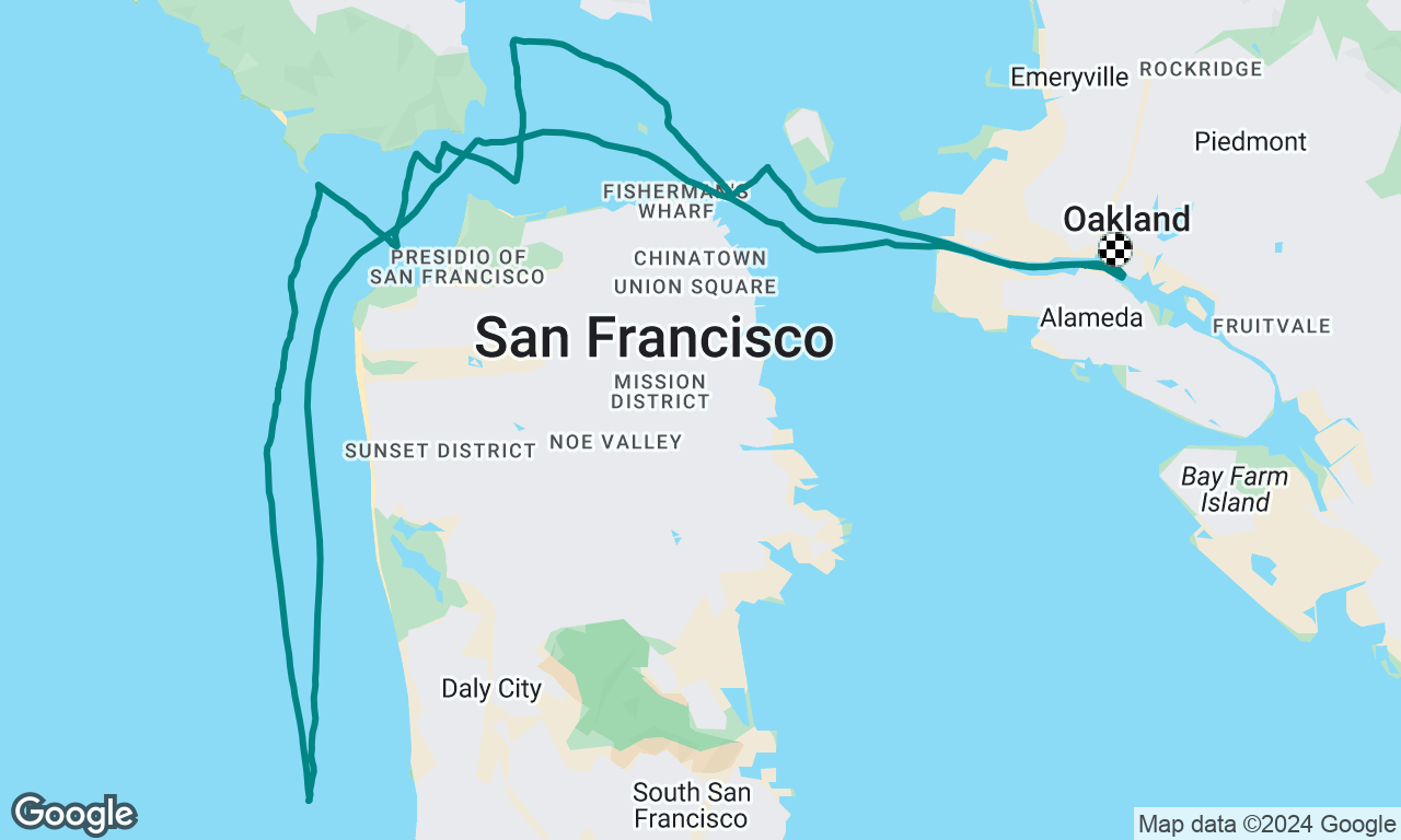 Voyage map