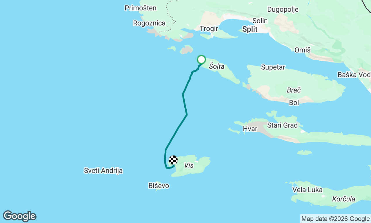 Croatia Day 2 - Solta to Komiza