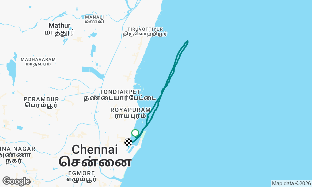 Voyage map