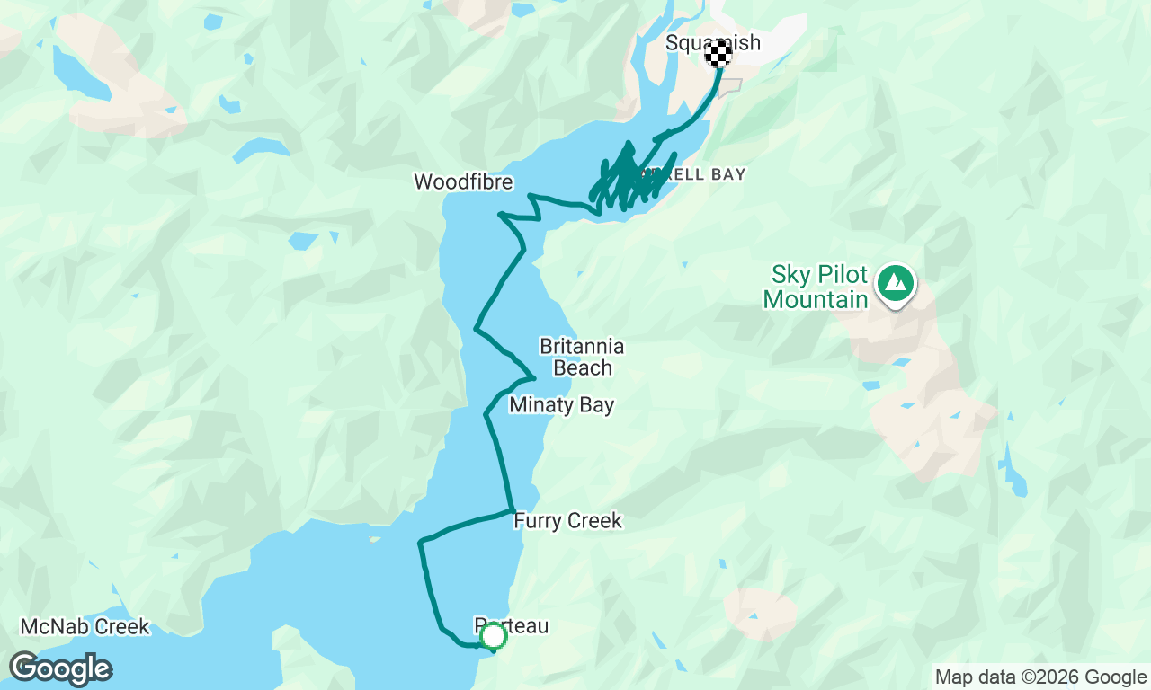 WCSC Howe Sound Cruise - Squamish winds