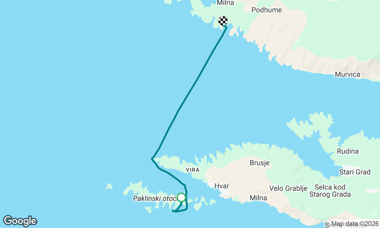Hvar to Milna