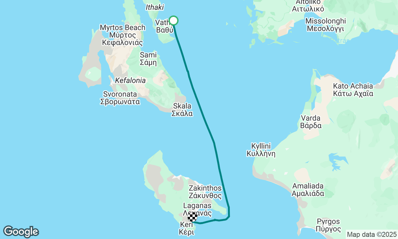 Ithaka to Zakynthos
