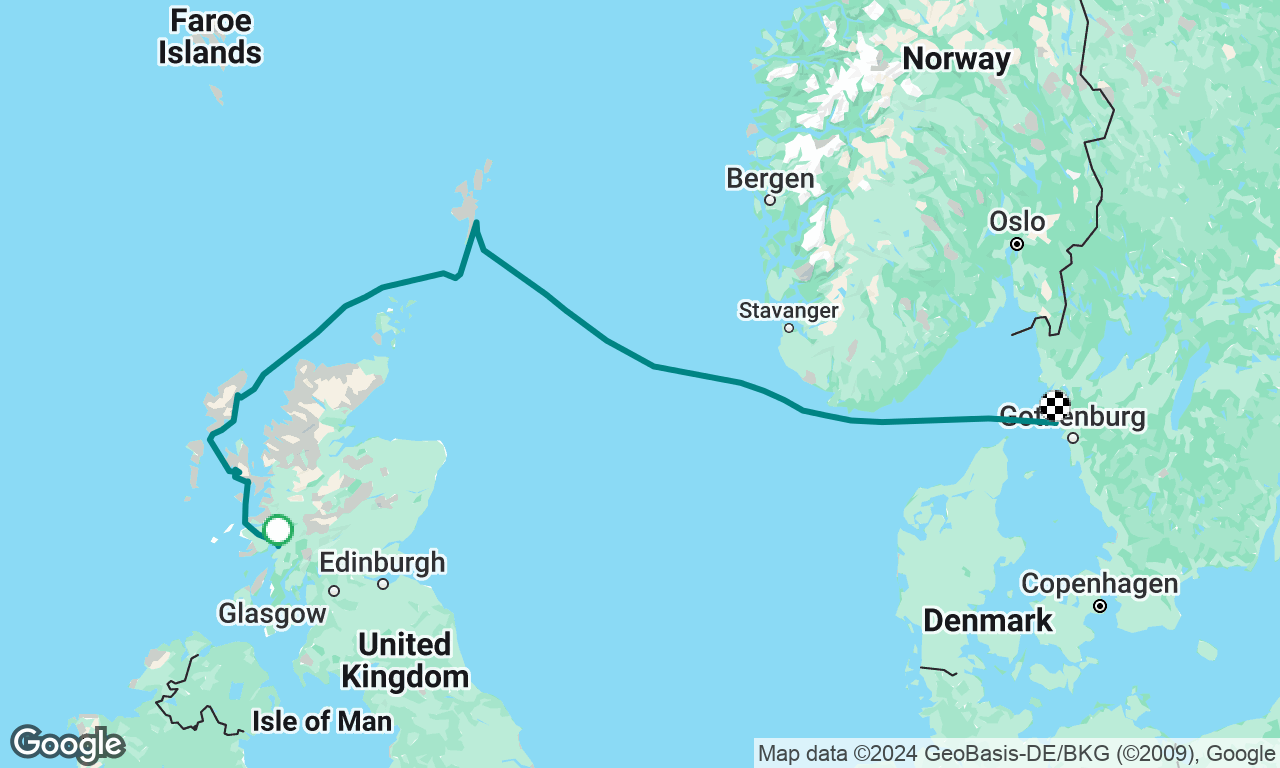 Oban-Shetland-Stavanger-Marstrand