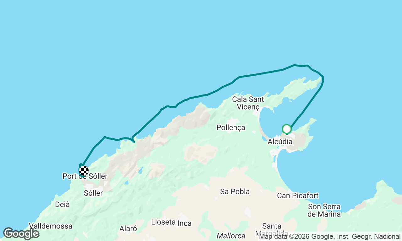 Voyage map