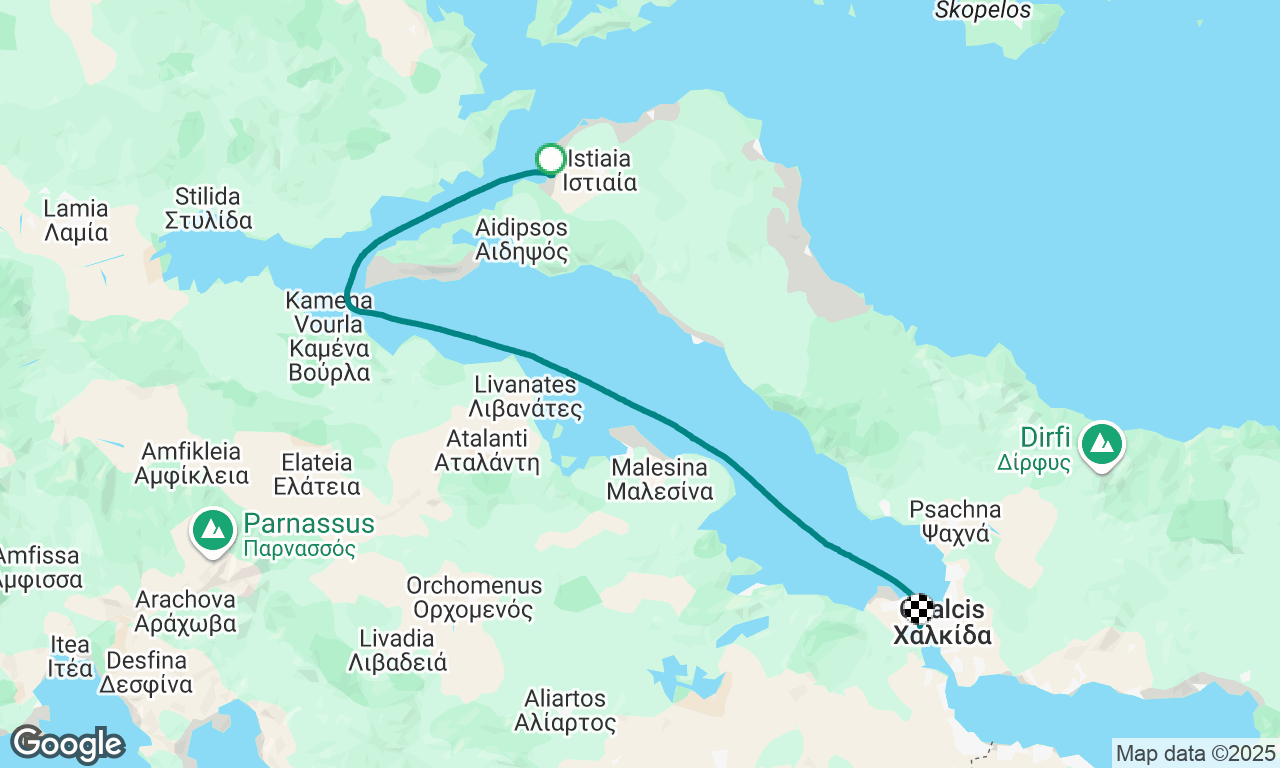 Bonous Miles Flotila Leg 2
Oraioi to Chalkida