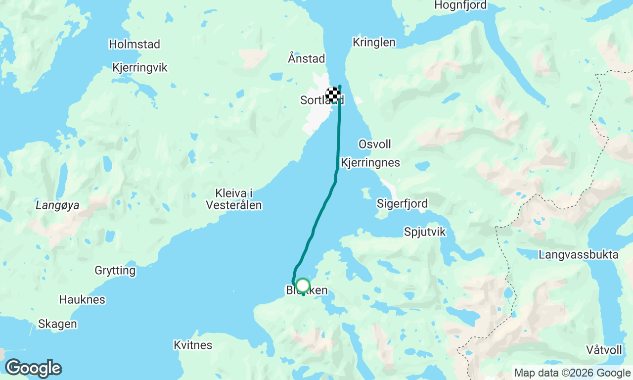 Voyage map