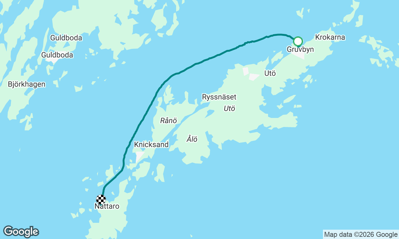 Utö gästhamn to Nattarö