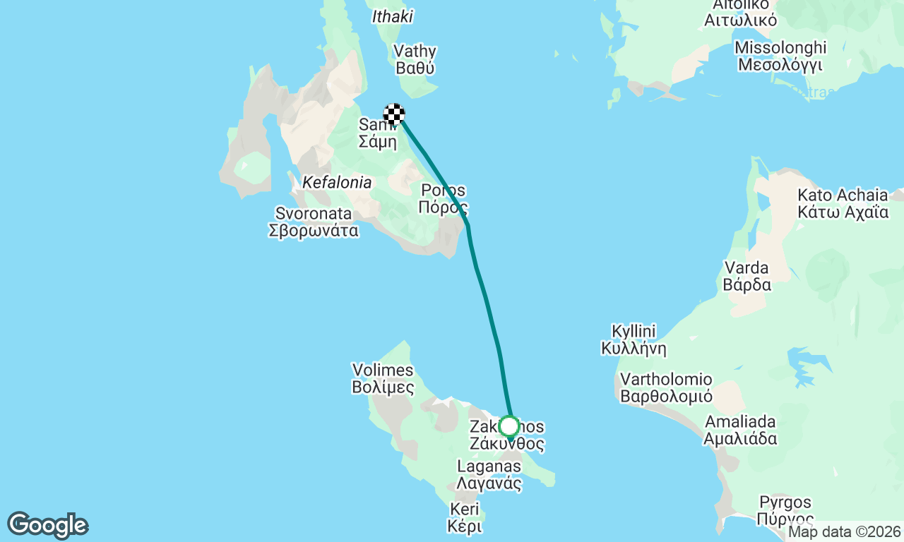 Voyage map