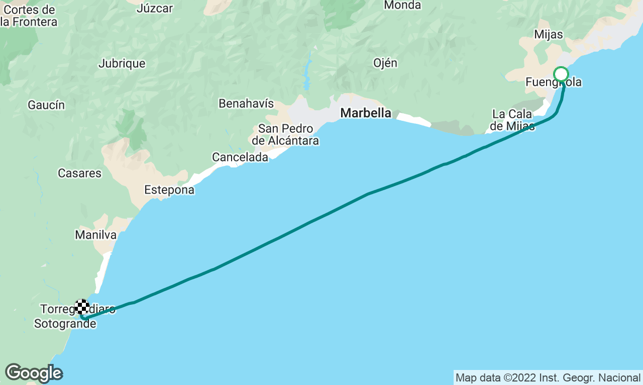 Final leg of first stage 
