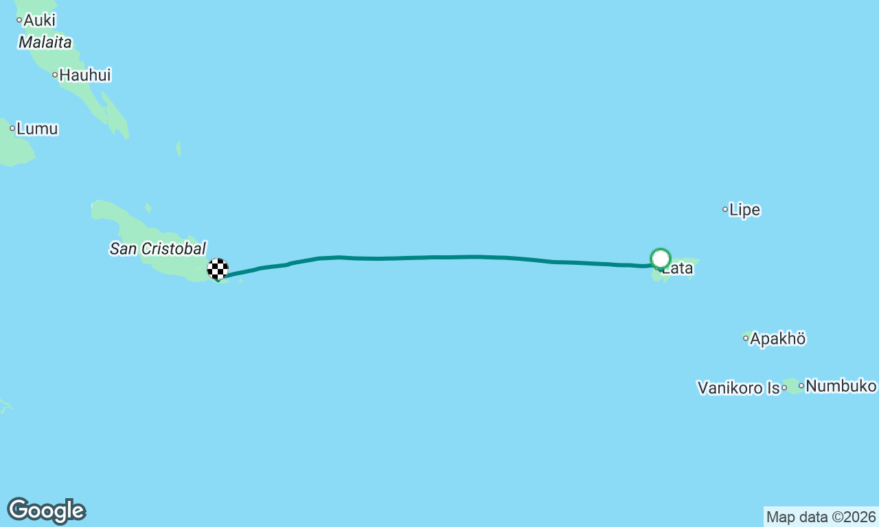 Voyage map