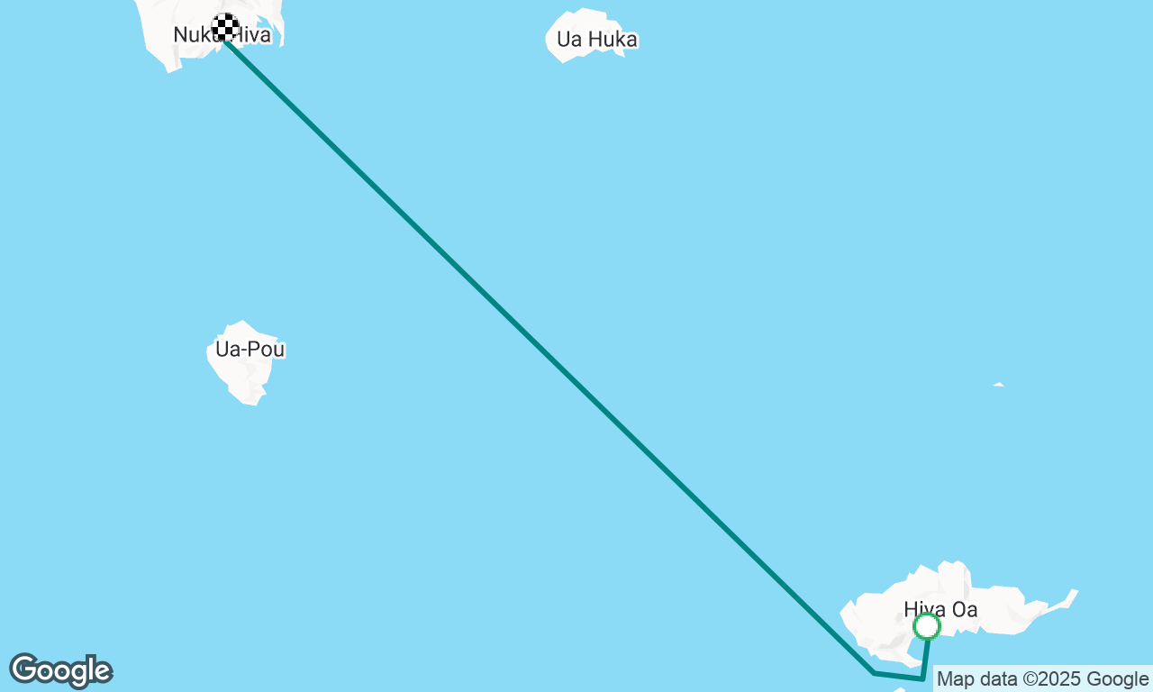 Hiva Oa to Nuka Hiva