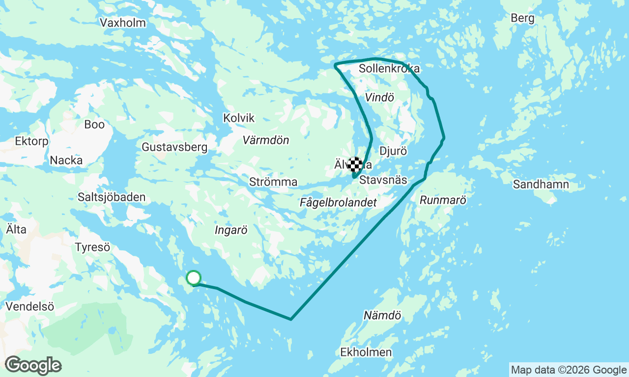 Härsö to Bullandö, Swedish Archipelago 