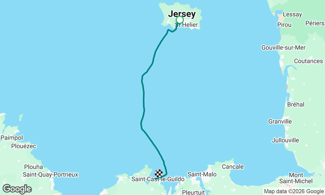 Start Sailing
Jersey to St Cast