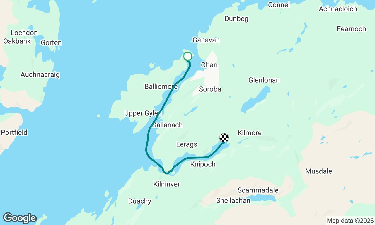 Kerrera to Loch Feochan