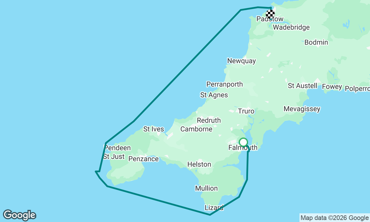 day 1 delivery (falmouth-padstow)