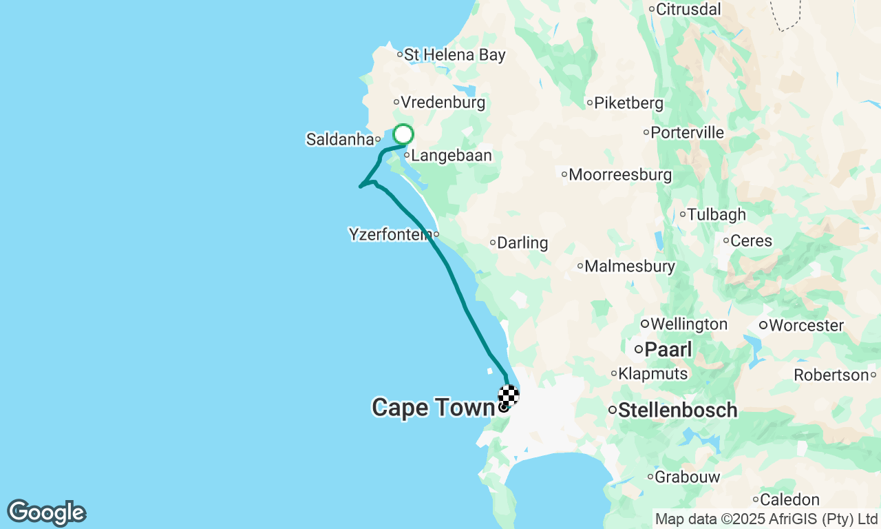 Mykenos to Royal Cape Yacht Club.  🇿🇦 