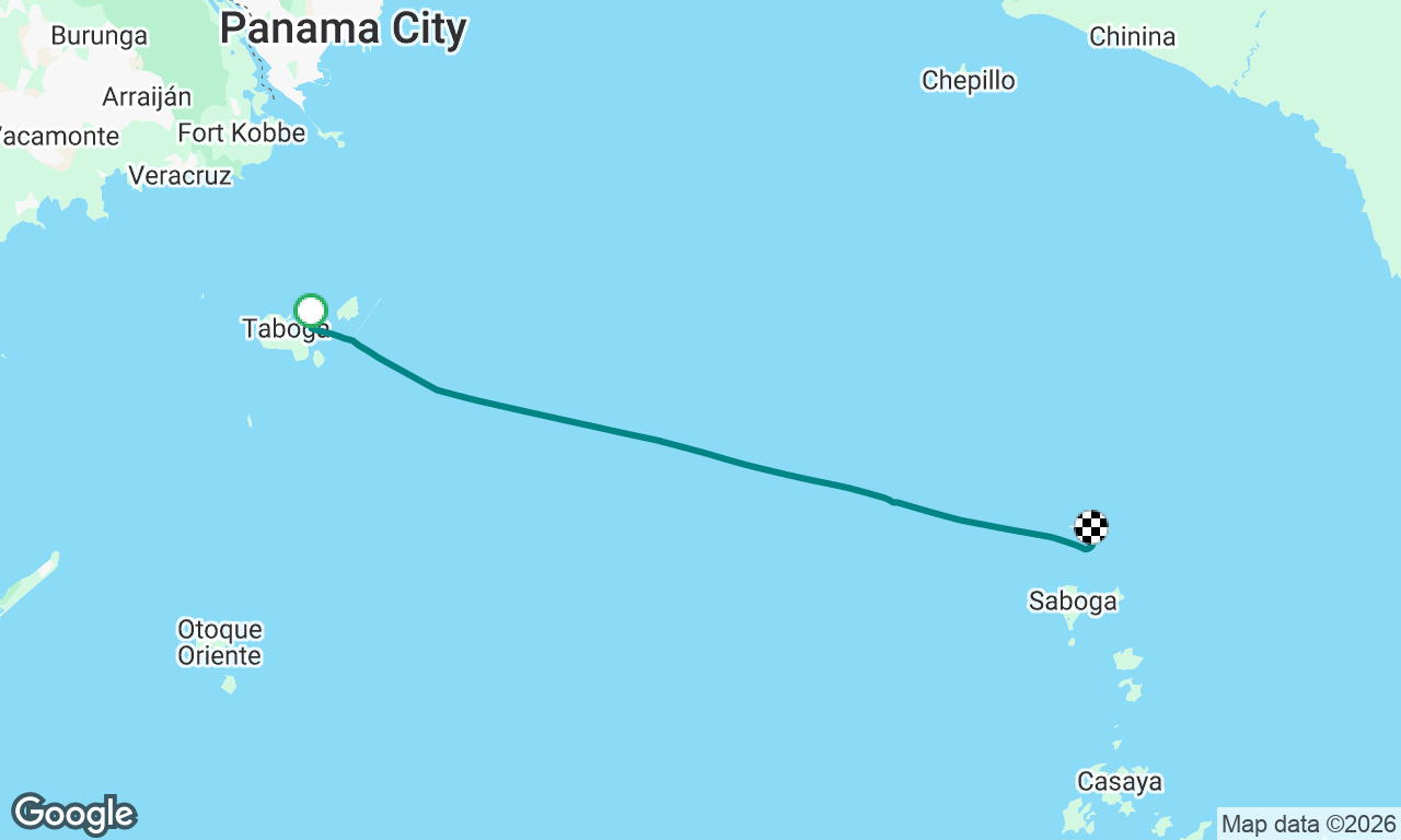 Taboga Island to Las Perlas