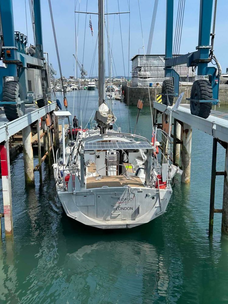 Voyage photo from PYD, Boreal 52, Guernsey Lift and Sea Trial