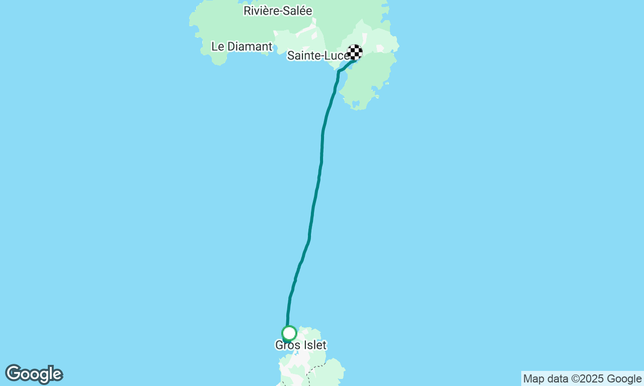 Rodney Bay > Le Marin 