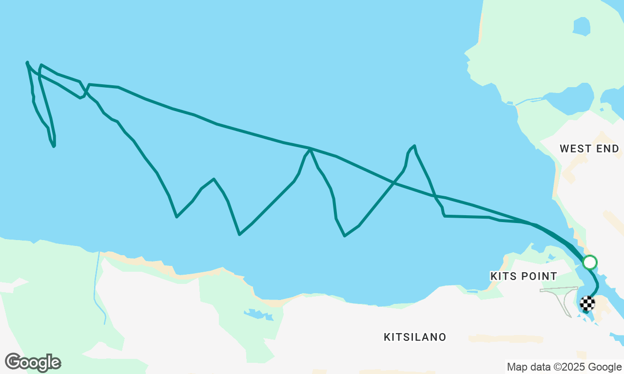 Evening Sail with gennaker setup
