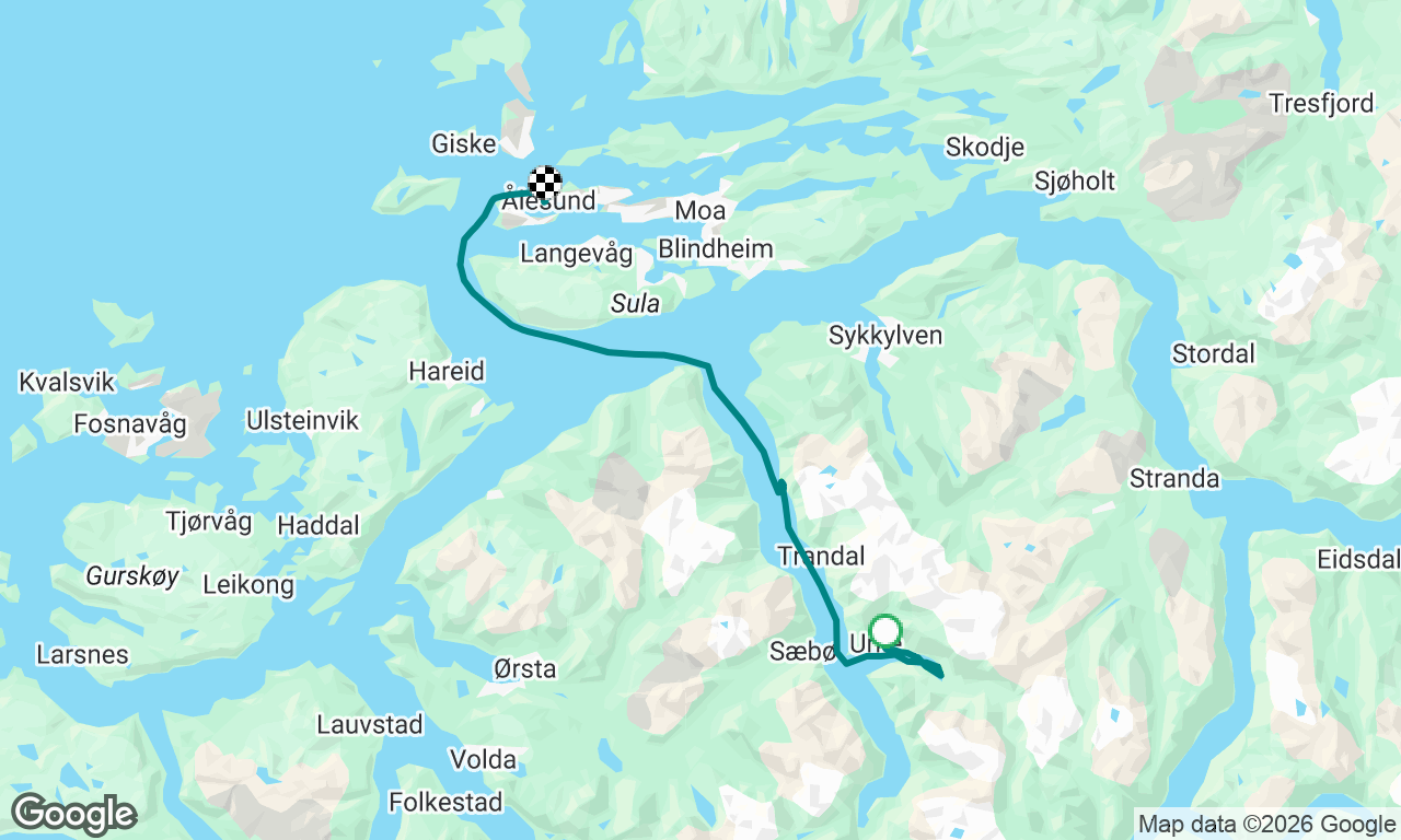 Voyage map