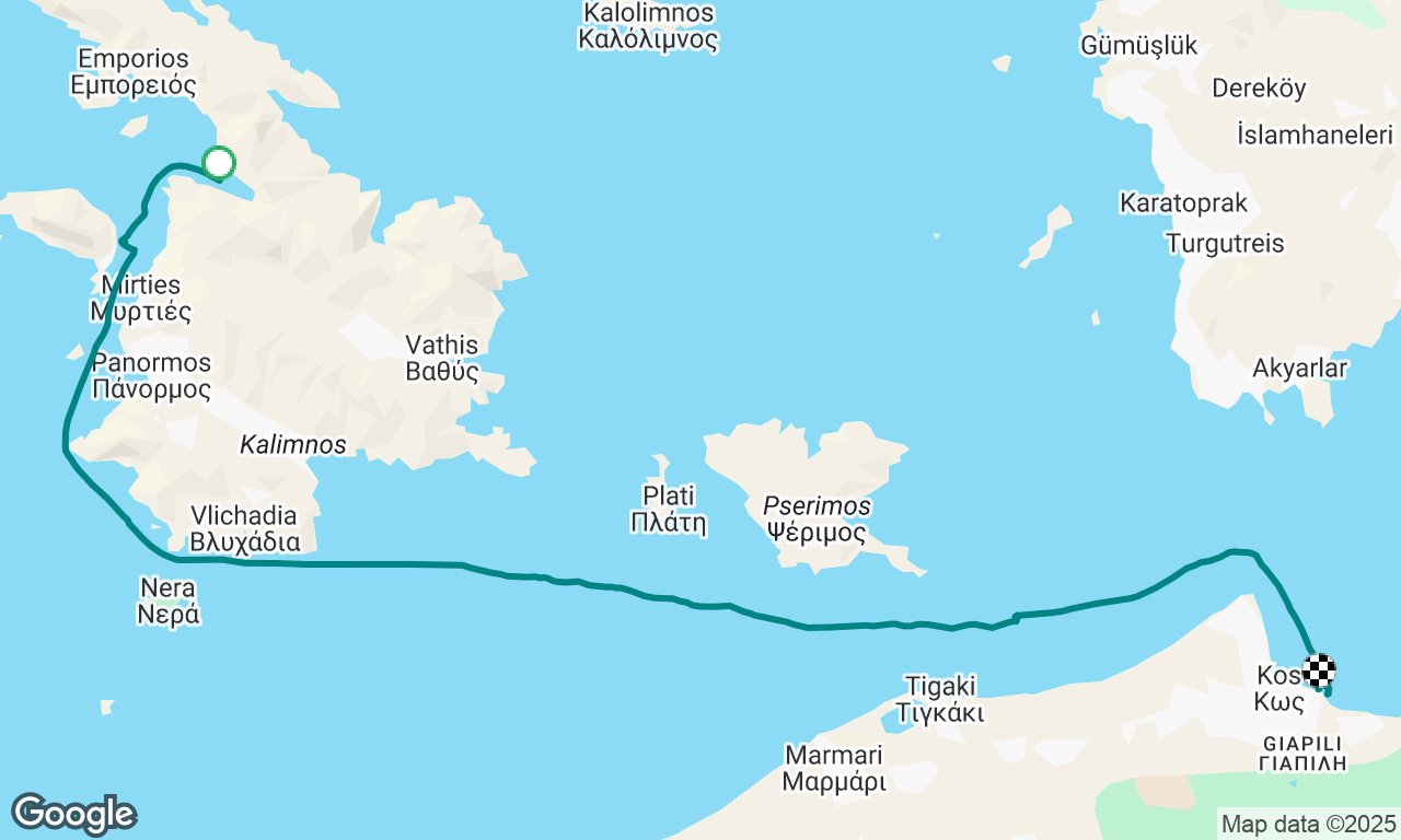 Arginonta to Kos Marina