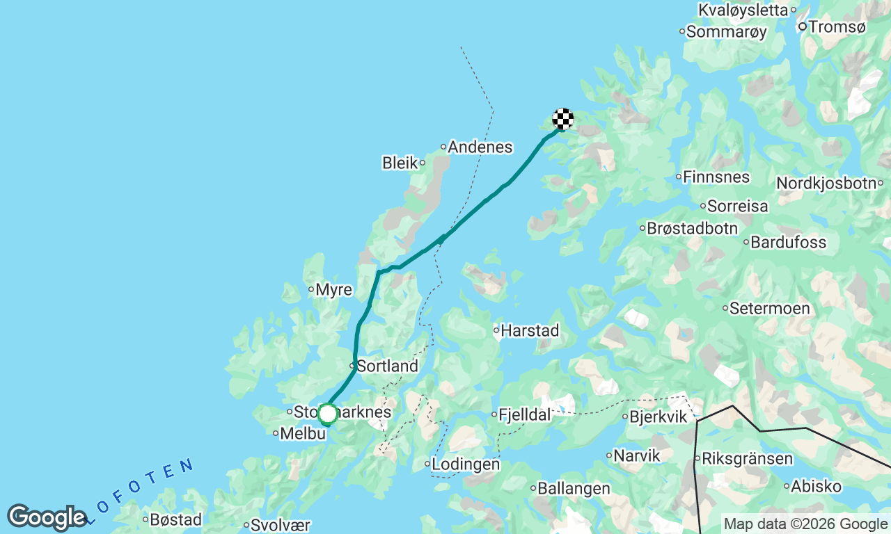 Voyage map
