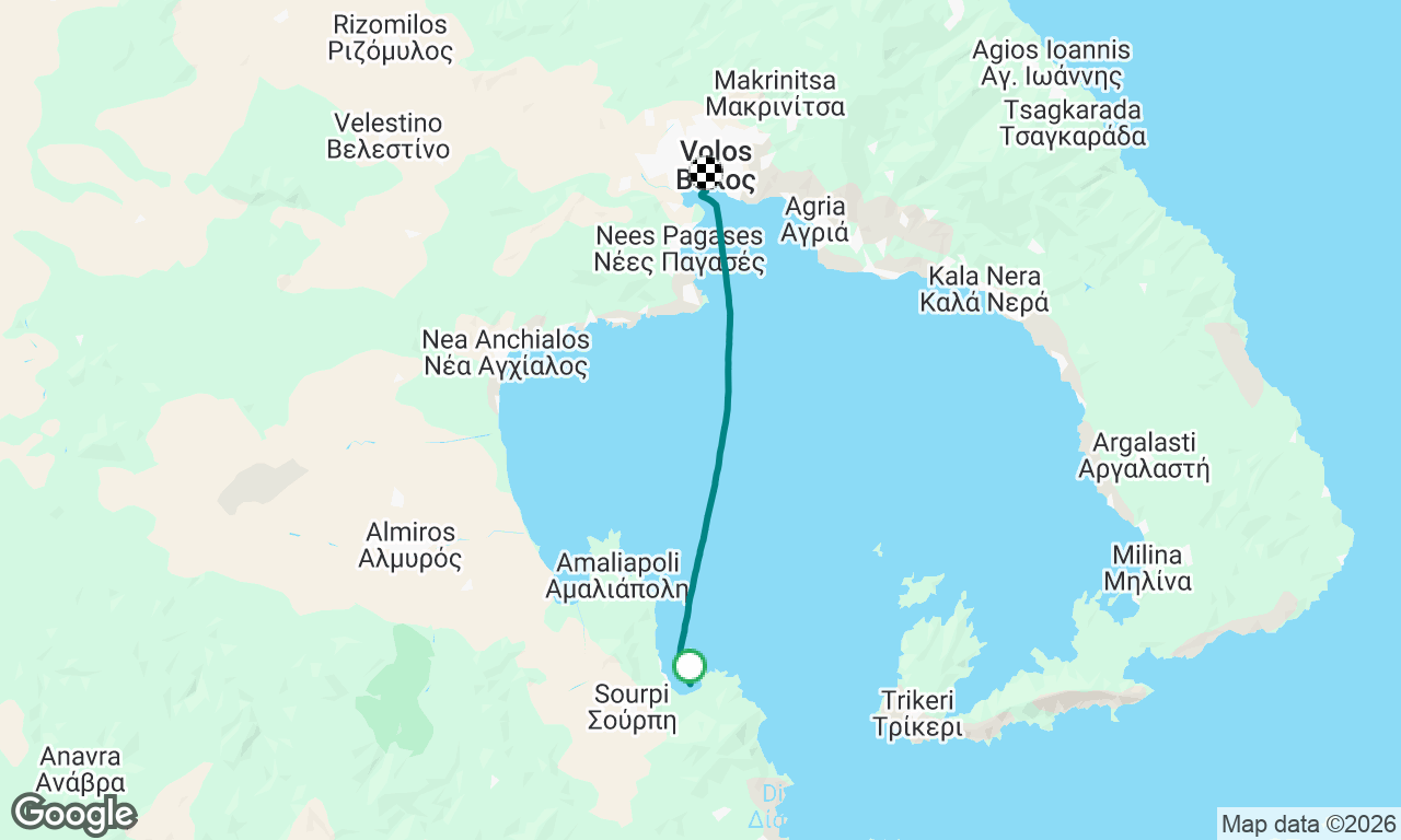 Voyage map