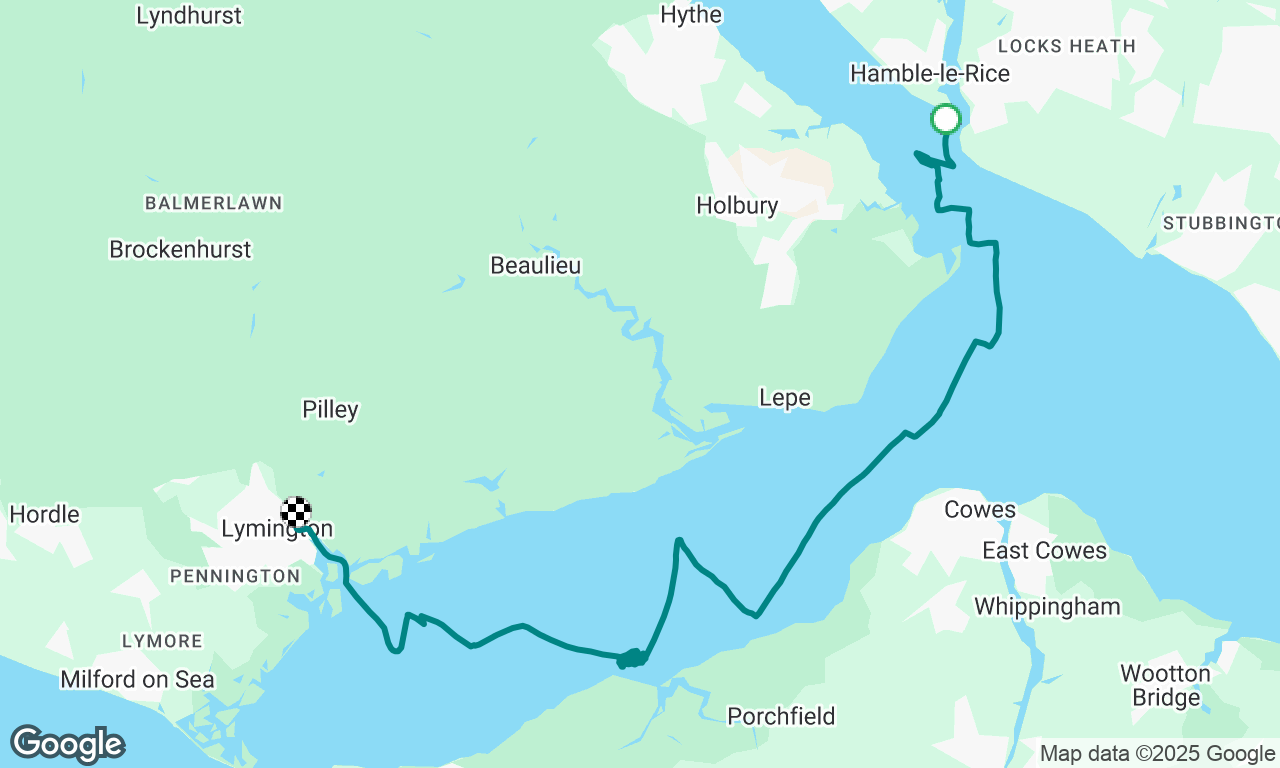 Hamble to Lymington