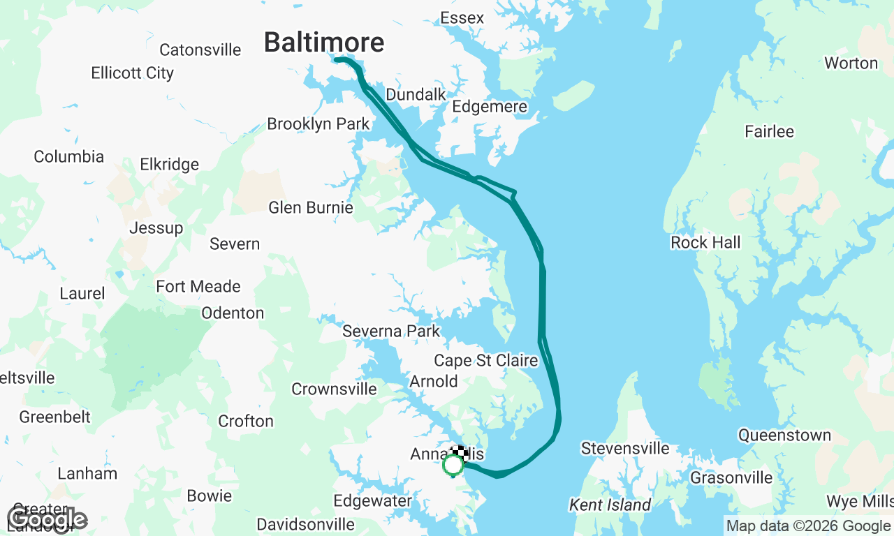 Solo Annapolis to Baltimore and Back