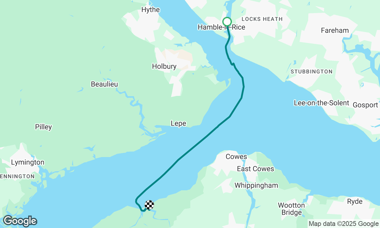 Hamble to Newtown 