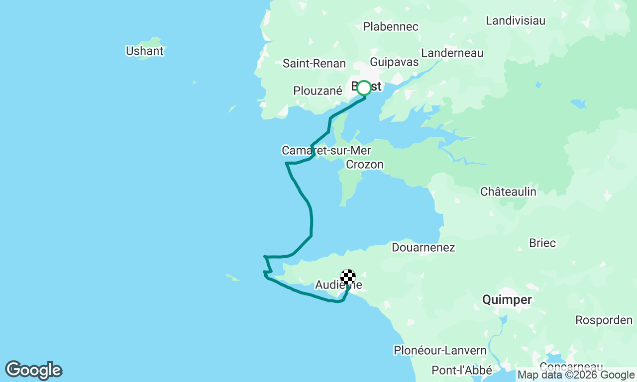 PL Brest to Audierne