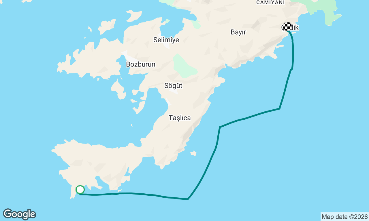 Kizilca Koyu to Ciftlik Koyu