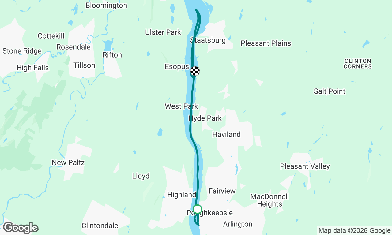 Overnight - Day 2 - Mid Hudson Bridge to PYC
