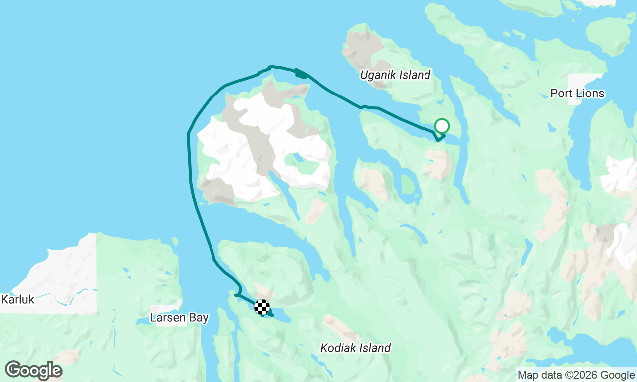 Uganik to Zankar bay