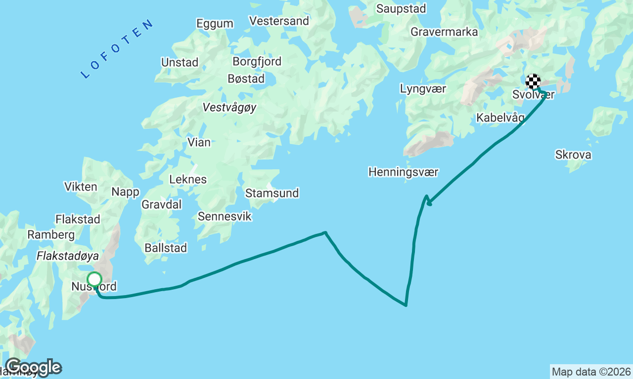 Nusfjord to Svolvaer