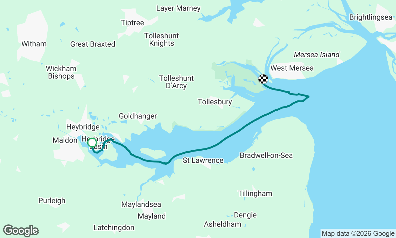 Maldon to Mersea island