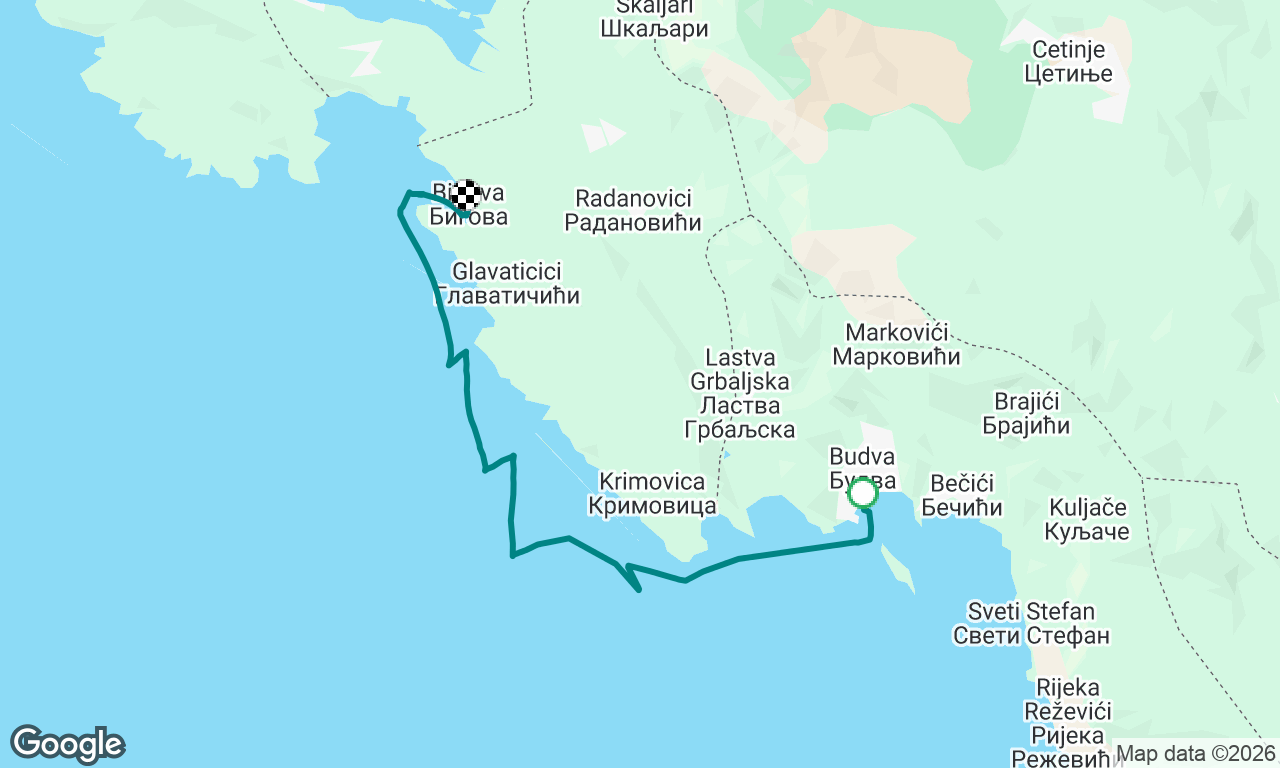 Voyage map