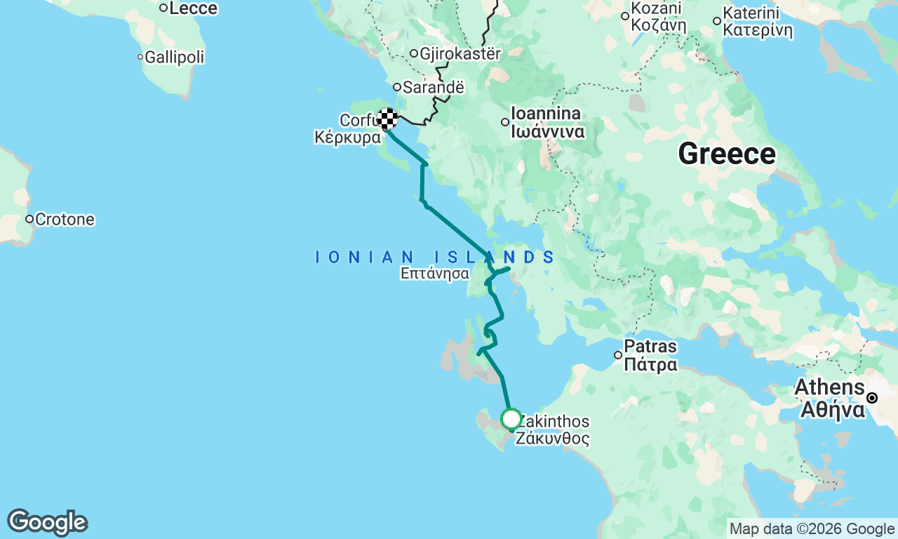 Trip Zakynthos - Corfu