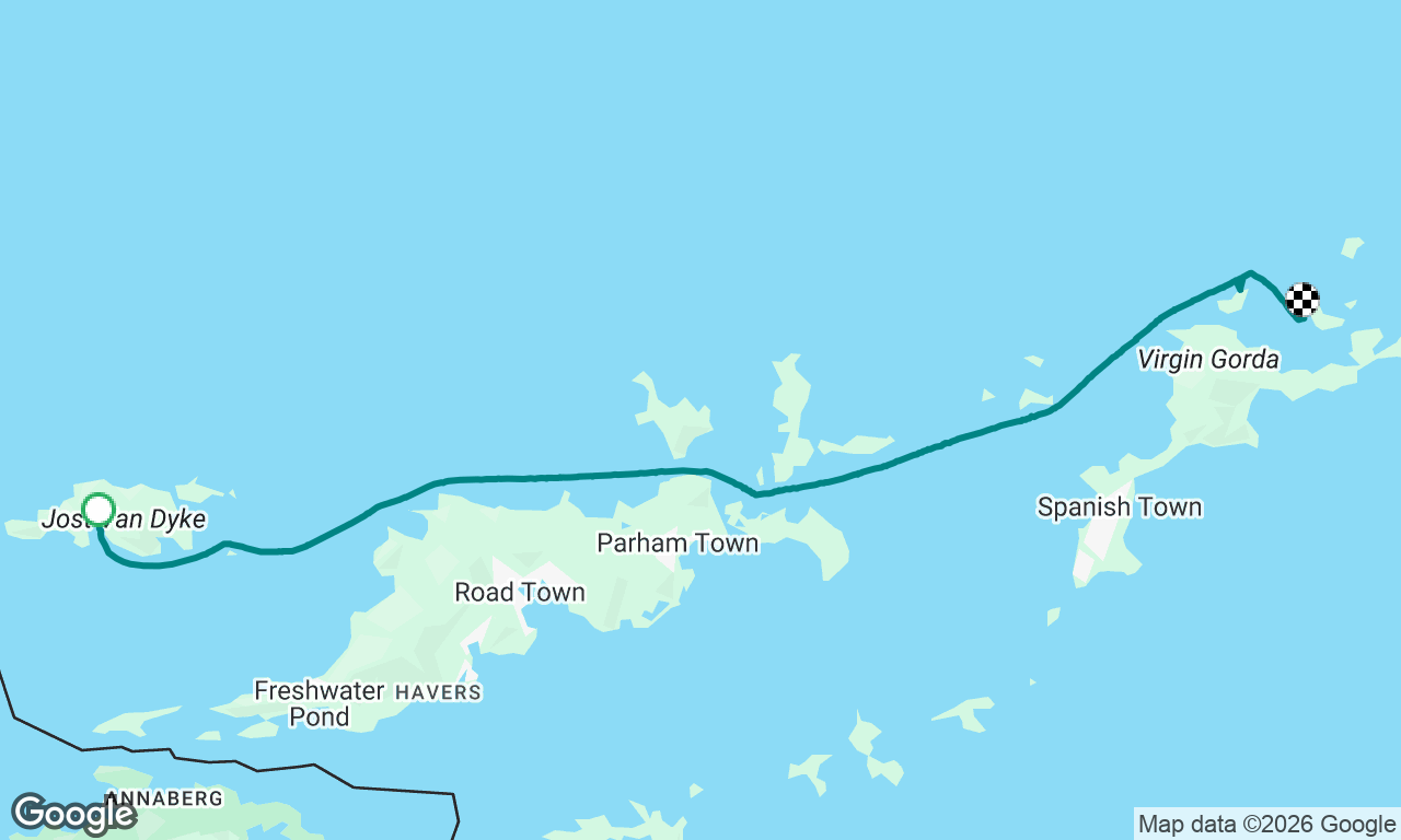 Jost Van Dyke to Saba - Virgin Gorda BVI